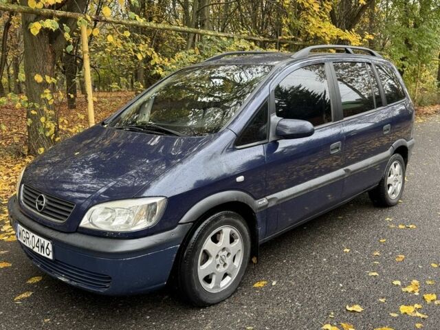 Синій Опель Зафіра, об'ємом двигуна 2 л та пробігом 300 тис. км за 1900 $, фото 2 на Automoto.ua