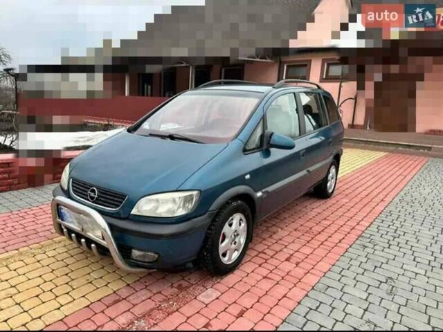 Синій Опель Зафіра, об'ємом двигуна 1.8 л та пробігом 345 тис. км за 3600 $, фото 4 на Automoto.ua