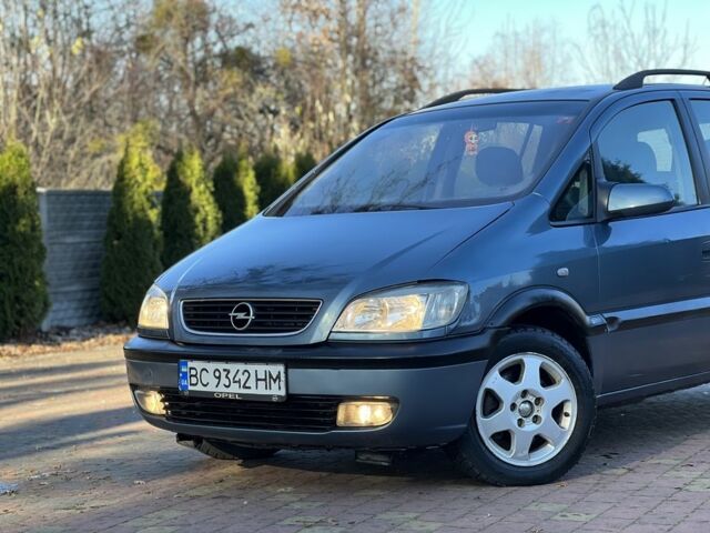 Синий Опель Зафира, объемом двигателя 2 л и пробегом 280 тыс. км за 2650 $, фото 5 на Automoto.ua