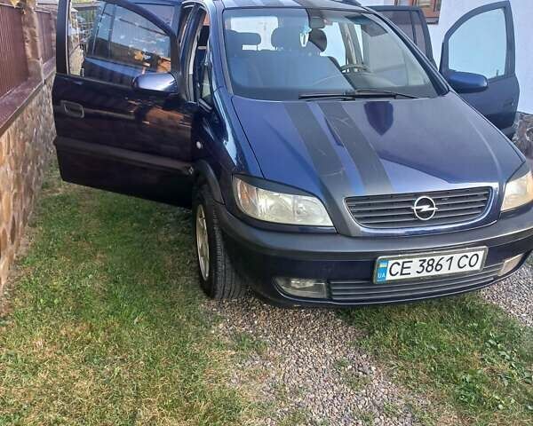 Синій Опель Зафіра, об'ємом двигуна 1.6 л та пробігом 255 тис. км за 3300 $, фото 7 на Automoto.ua