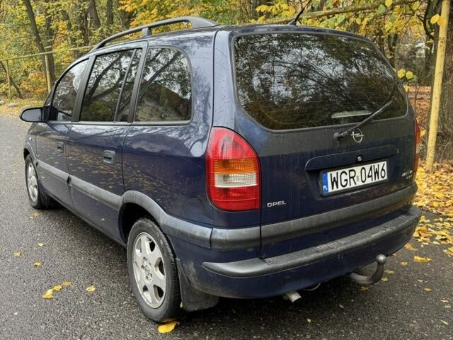 Синій Опель Зафіра, об'ємом двигуна 2 л та пробігом 300 тис. км за 1900 $, фото 3 на Automoto.ua