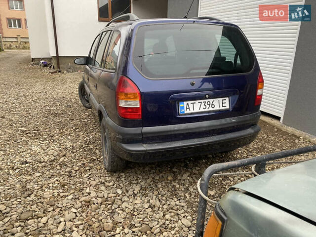 Синій Опель Зафіра, об'ємом двигуна 2 л та пробігом 380 тис. км за 2850 $, фото 3 на Automoto.ua