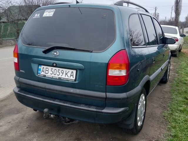 Синій Опель Зафіра, об'ємом двигуна 1.8 л та пробігом 375 тис. км за 4000 $, фото 3 на Automoto.ua