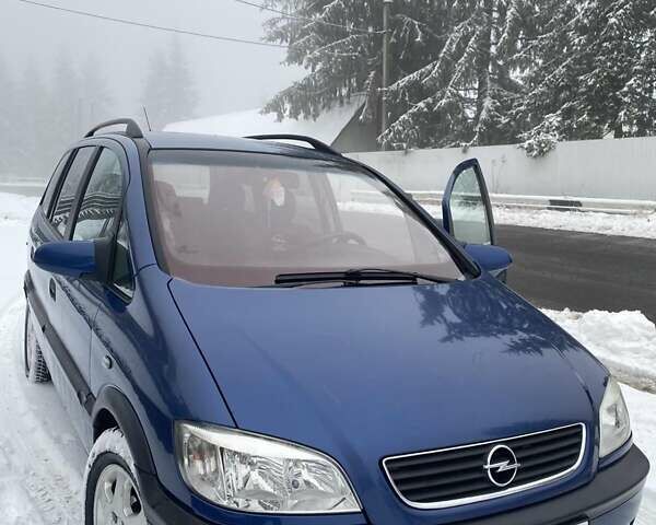 Синий Опель Зафира, объемом двигателя 2 л и пробегом 256 тыс. км за 3500 $, фото 6 на Automoto.ua