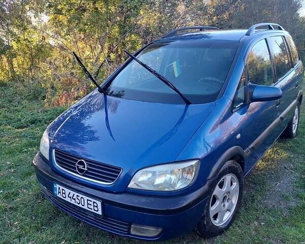 Синий Опель Зафира, объемом двигателя 2 л и пробегом 380 тыс. км за 4500 $, фото 11 на Automoto.ua