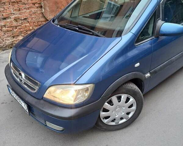 Синий Опель Зафира, объемом двигателя 2.2 л и пробегом 312 тыс. км за 4000 $, фото 20 на Automoto.ua