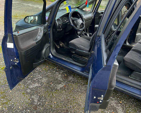 Синий Опель Зафира, объемом двигателя 2 л и пробегом 343 тыс. км за 3400 $, фото 6 на Automoto.ua