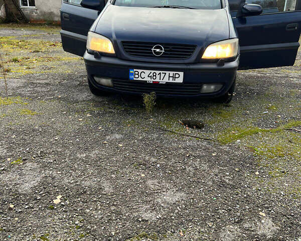 Синий Опель Зафира, объемом двигателя 2 л и пробегом 343 тыс. км за 3400 $, фото 8 на Automoto.ua