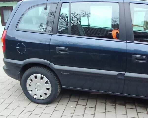 Синий Опель Зафира, объемом двигателя 1.6 л и пробегом 270 тыс. км за 4000 $, фото 6 на Automoto.ua