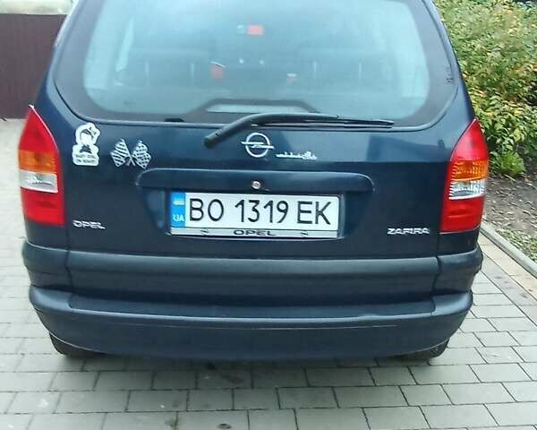Синий Опель Зафира, объемом двигателя 1.6 л и пробегом 270 тыс. км за 4000 $, фото 9 на Automoto.ua