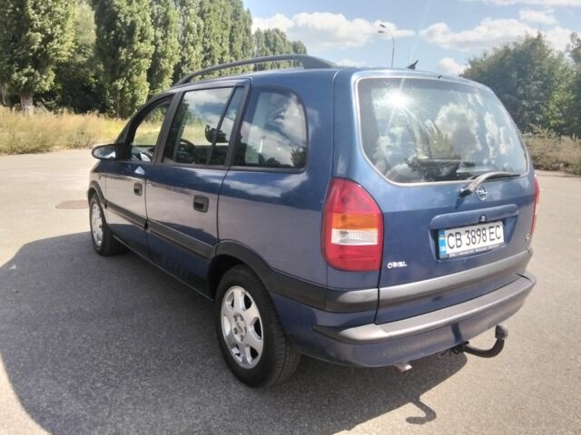 Синій Опель Зафіра, об'ємом двигуна 1.8 л та пробігом 280 тис. км за 3900 $, фото 4 на Automoto.ua