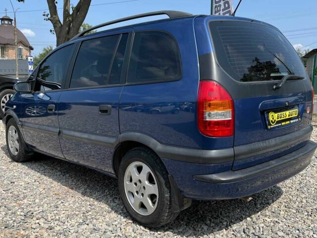 Синий Опель Зафира, объемом двигателя 1.8 л и пробегом 357 тыс. км за 4000 $, фото 3 на Automoto.ua