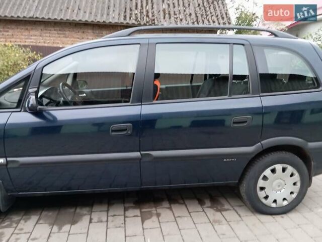 Синий Опель Зафира, объемом двигателя 1.6 л и пробегом 270 тыс. км за 4000 $, фото 5 на Automoto.ua