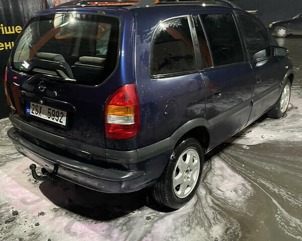 Синій Опель Зафіра, об'ємом двигуна 2 л та пробігом 312 тис. км за 1900 $, фото 3 на Automoto.ua