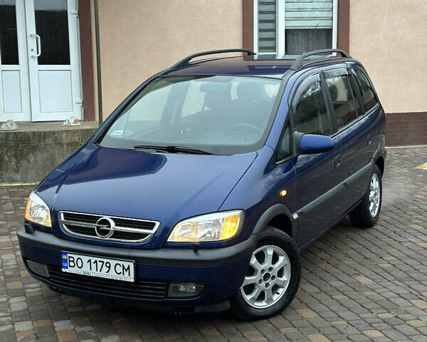 Синий Опель Зафира, объемом двигателя 1.6 л и пробегом 230 тыс. км за 3650 $, фото 15 на Automoto.ua