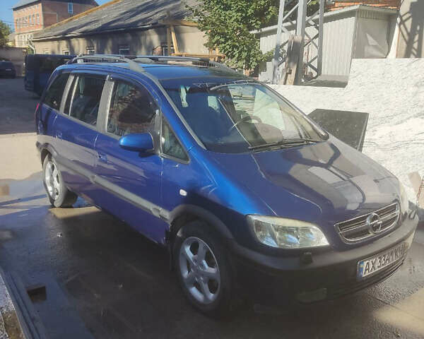 Синий Опель Зафира, объемом двигателя 1.8 л и пробегом 207 тыс. км за 4500 $, фото 3 на Automoto.ua