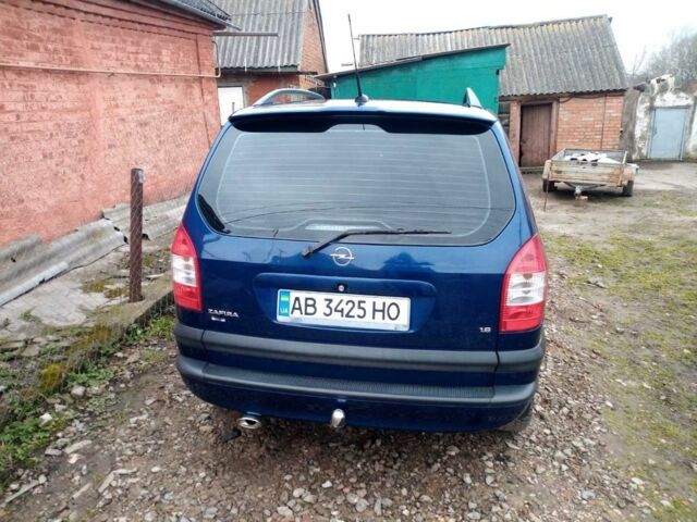 Синій Опель Зафіра, об'ємом двигуна 1.8 л та пробігом 270 тис. км за 4300 $, фото 3 на Automoto.ua