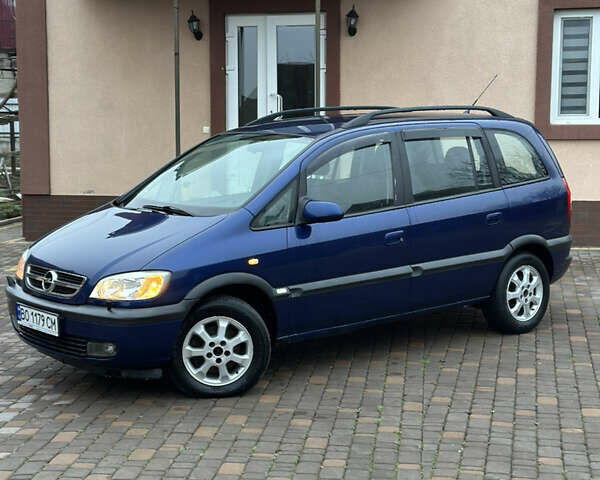 Синий Опель Зафира, объемом двигателя 1.6 л и пробегом 230 тыс. км за 3650 $, фото 18 на Automoto.ua