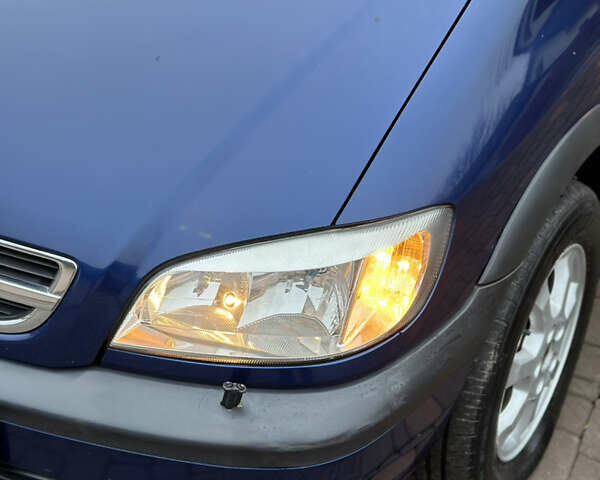 Синий Опель Зафира, объемом двигателя 1.6 л и пробегом 230 тыс. км за 3650 $, фото 83 на Automoto.ua