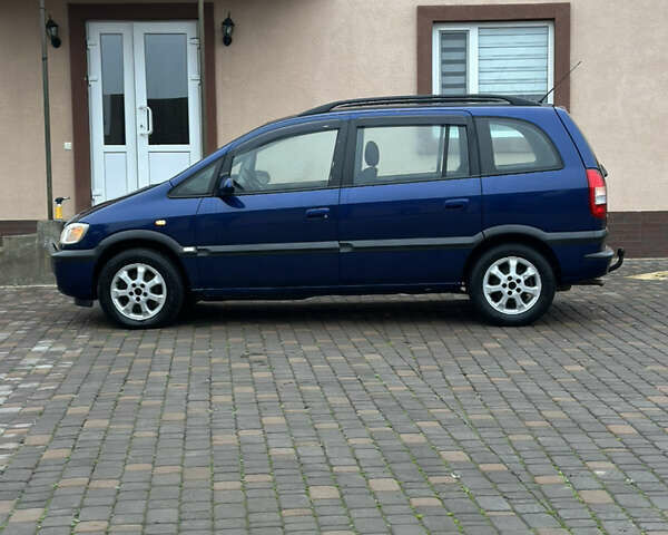 Синий Опель Зафира, объемом двигателя 1.6 л и пробегом 230 тыс. км за 3650 $, фото 20 на Automoto.ua