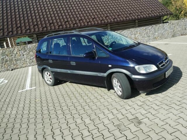 Синій Опель Зафіра, об'ємом двигуна 1.6 л та пробігом 236 тис. км за 3100 $, фото 3 на Automoto.ua