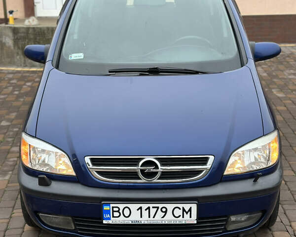 Синий Опель Зафира, объемом двигателя 1.6 л и пробегом 230 тыс. км за 3650 $, фото 8 на Automoto.ua
