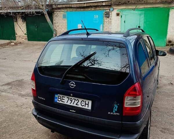 Синий Опель Зафира, объемом двигателя 2.2 л и пробегом 300 тыс. км за 4200 $, фото 8 на Automoto.ua
