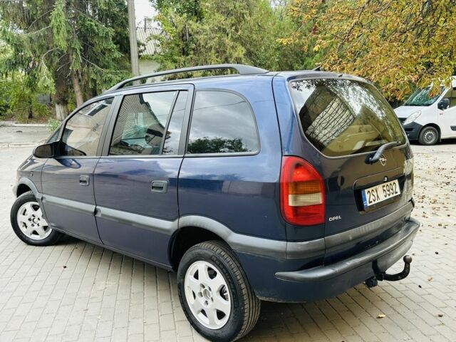 Синий Опель Зафира, объемом двигателя 2 л и пробегом 200 тыс. км за 1950 $, фото 4 на Automoto.ua