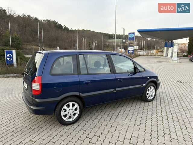 Синий Опель Зафира, объемом двигателя 1.8 л и пробегом 231 тыс. км за 3950 $, фото 4 на Automoto.ua