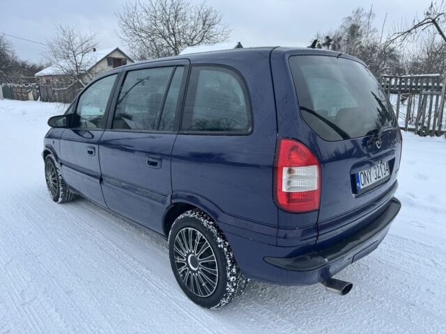 Синій Опель Зафіра, об'ємом двигуна 2 л та пробігом 300 тис. км за 2400 $, фото 4 на Automoto.ua