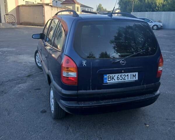 Синій Опель Зафіра, об'ємом двигуна 1.6 л та пробігом 300 тис. км за 3500 $, фото 10 на Automoto.ua