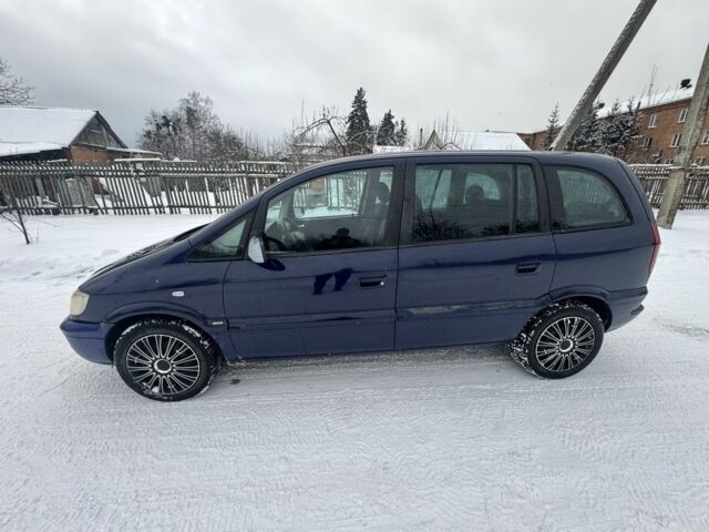 Синій Опель Зафіра, об'ємом двигуна 2 л та пробігом 300 тис. км за 2400 $, фото 8 на Automoto.ua