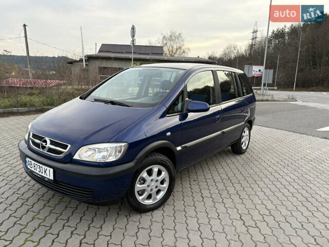 Синий Опель Зафира, объемом двигателя 1.8 л и пробегом 231 тыс. км за 3950 $, фото 6 на Automoto.ua