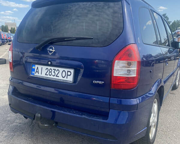 Опель Зафіра 2004 у Белой Церкве на Automoto.ua Синій Опель Зафіра, об'ємом двигуна 2.17 л та пробігом 345 тис. км за 4350 $, фото 4 на Automoto.ua