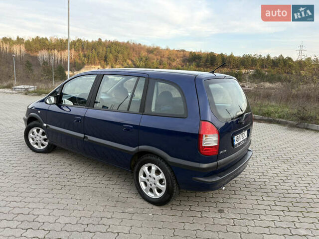 Синий Опель Зафира, объемом двигателя 1.8 л и пробегом 231 тыс. км за 3950 $, фото 17 на Automoto.ua