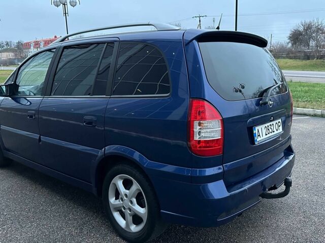 Синий Опель Зафира, объемом двигателя 2.2 л и пробегом 379 тыс. км за 3990 $, фото 22 на Automoto.ua