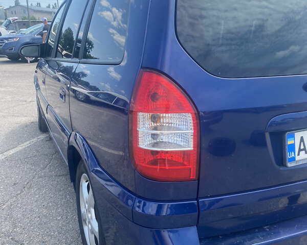 Синий Опель Зафира, объемом двигателя 2.17 л и пробегом 350 тыс. км за 4650 $, фото 3 на Automoto.ua