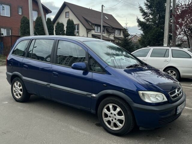 Синий Опель Зафира, объемом двигателя 1.8 л и пробегом 204 тыс. км за 5000 $, фото 14 на Automoto.ua