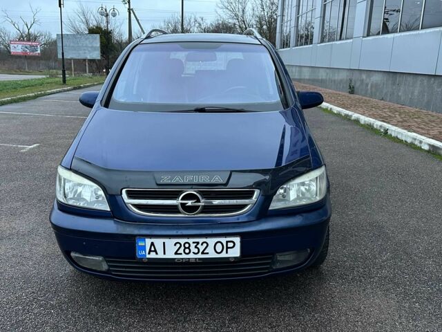 Синий Опель Зафира, объемом двигателя 2.2 л и пробегом 379 тыс. км за 3990 $, фото 18 на Automoto.ua