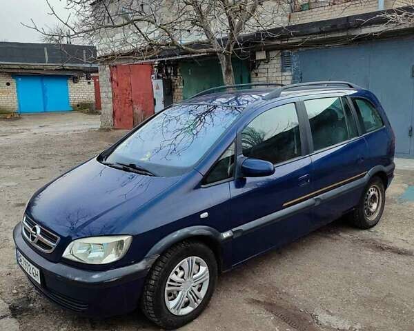 Синий Опель Зафира, объемом двигателя 2.2 л и пробегом 300 тыс. км за 4200 $, фото 9 на Automoto.ua