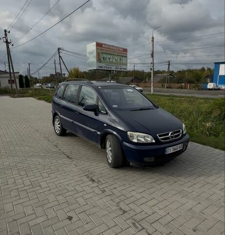 Синий Опель Зафира, объемом двигателя 2 л и пробегом 22 тыс. км за 3600 $, фото 2 на Automoto.ua