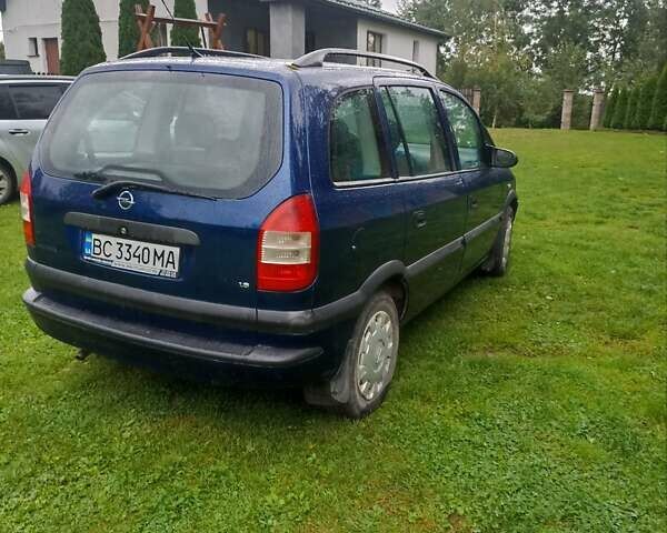 Синій Опель Зафіра, об'ємом двигуна 1.6 л та пробігом 218 тис. км за 3900 $, фото 10 на Automoto.ua