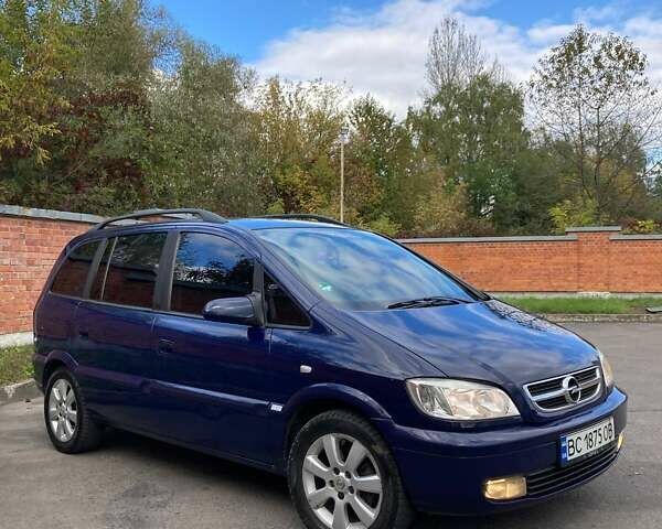 Синий Опель Зафира, объемом двигателя 1.6 л и пробегом 265 тыс. км за 4800 $, фото 17 на Automoto.ua