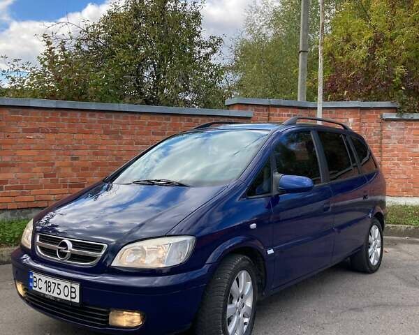 Синий Опель Зафира, объемом двигателя 1.6 л и пробегом 265 тыс. км за 4800 $, фото 13 на Automoto.ua