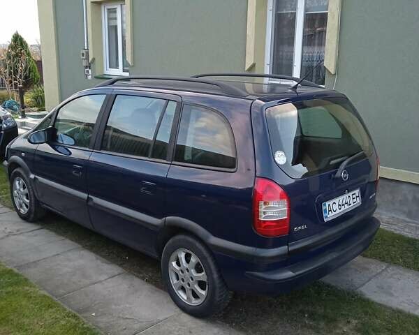 Синий Опель Зафира, объемом двигателя 1.8 л и пробегом 250 тыс. км за 4000 $, фото 22 на Automoto.ua