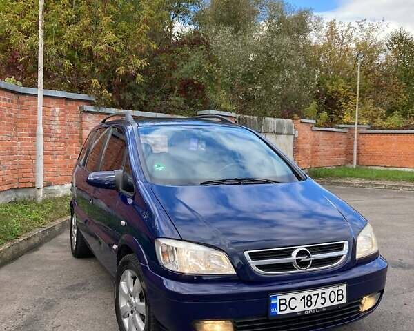 Синий Опель Зафира, объемом двигателя 1.6 л и пробегом 265 тыс. км за 4800 $, фото 16 на Automoto.ua
