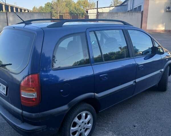 Синій Опель Зафіра, об'ємом двигуна 1.6 л та пробігом 310 тис. км за 3950 $, фото 1 на Automoto.ua
