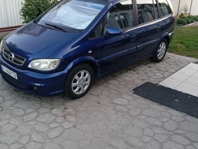 Синий Опель Зафира, объемом двигателя 1.8 л и пробегом 263 тыс. км за 4600 $, фото 10 на Automoto.ua