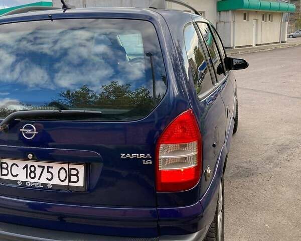 Синий Опель Зафира, объемом двигателя 1.6 л и пробегом 265 тыс. км за 4800 $, фото 11 на Automoto.ua