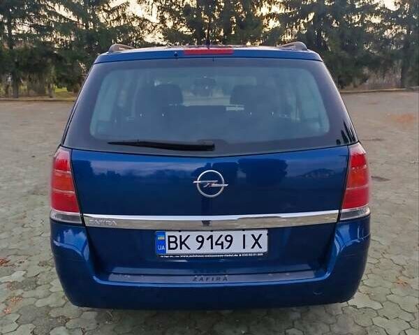 Синій Опель Зафіра, об'ємом двигуна 1.6 л та пробігом 166 тис. км за 5700 $, фото 5 на Automoto.ua